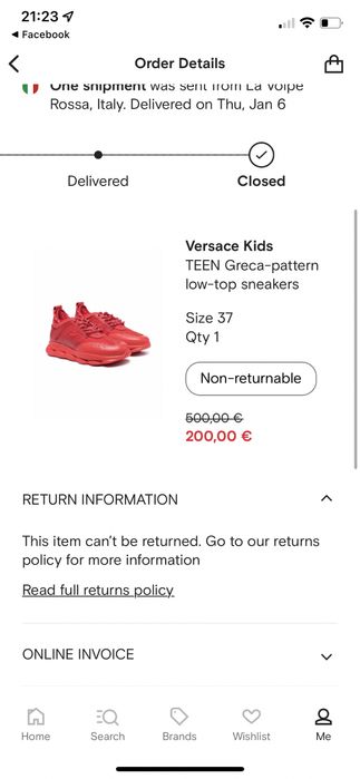 Versace Chain Rosi 37