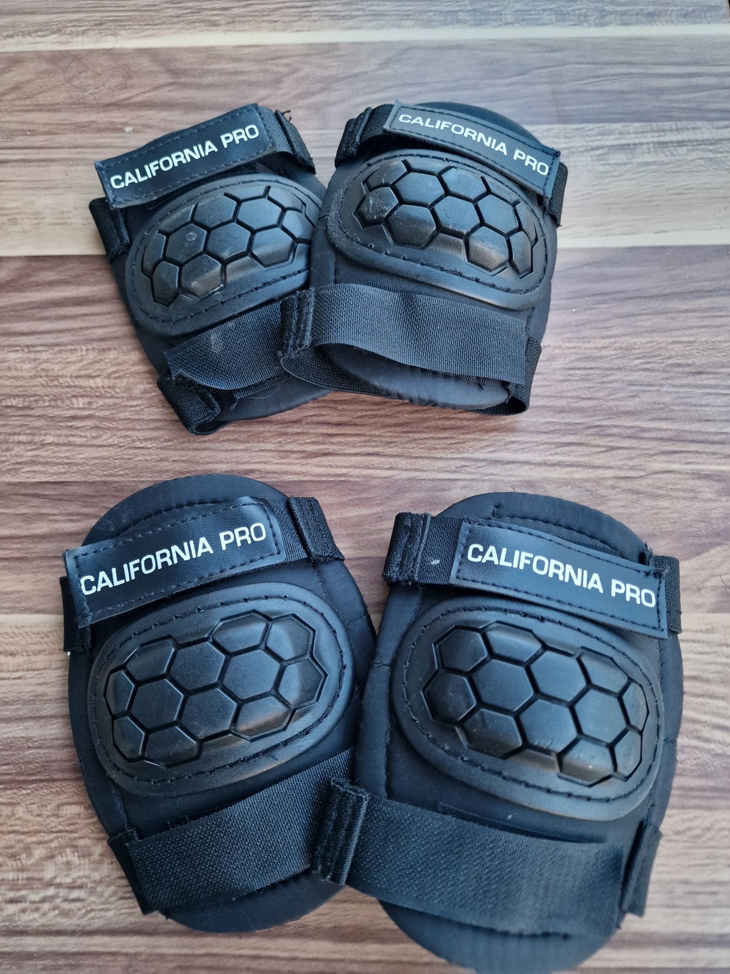 Детски комплект наколенки CALIFORNIA PRO лакътници и подлакътниц.