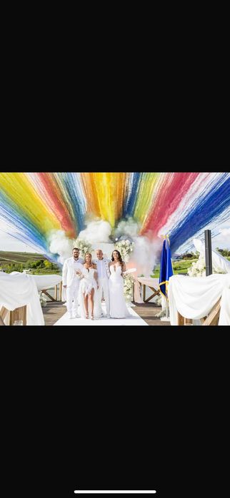 Artificii rotative/ colorate/gender reveal/ baloane de sapun cu fum