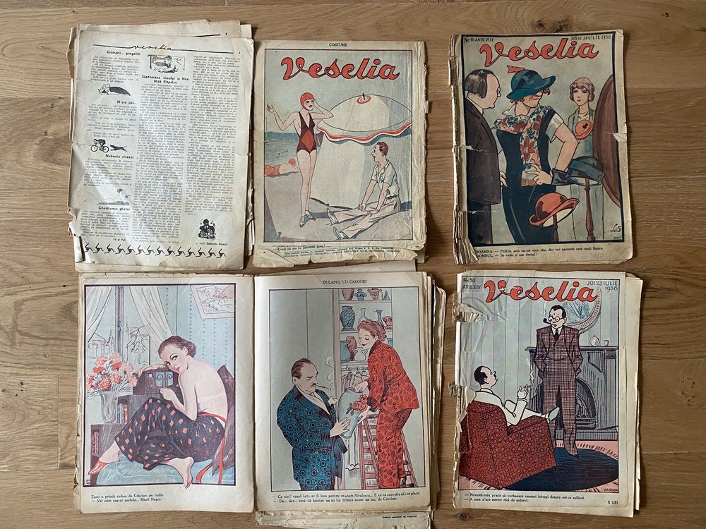 Revista Veselia, 1936, mai multe reviste din tom