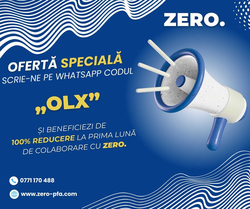 Servicii PFA 100% online, doar 100 lei pe lună