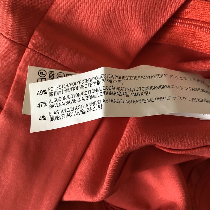 Nou ZARA fusta scurta dama | primavara vara | portocaliu | S | bumbac