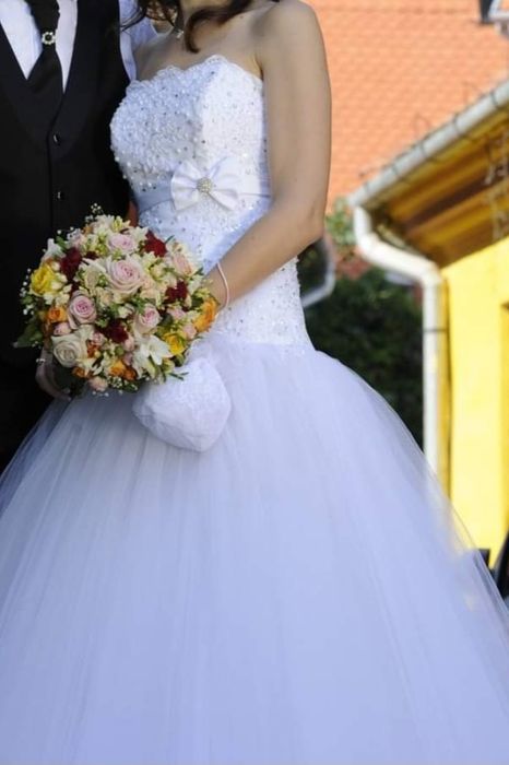 Rochie de mireasa, marimea S, stil printesa, A-line