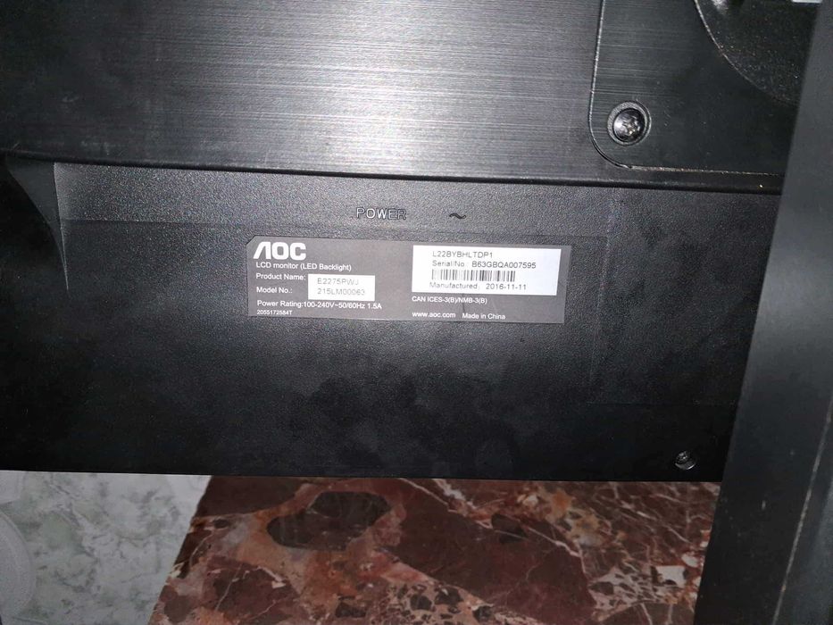 Monitor AOC E2275PWJ 22 inch Full HD – stare foarte bună