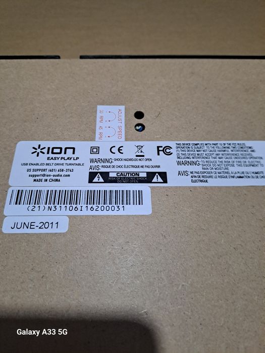 Pick-up audio ION MP3