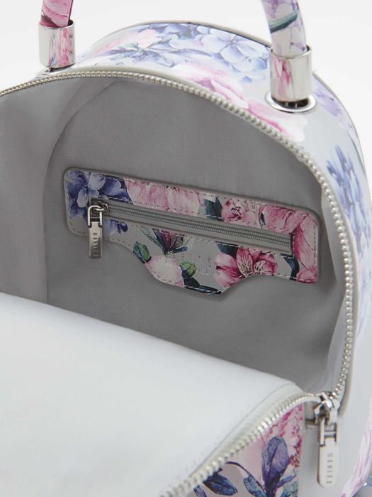Rucsac cu motiv floral Mohito gri