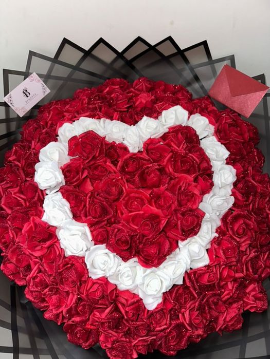 Букет 101 вечни рози