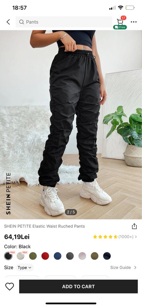 Pantaloni SHEIN fâș