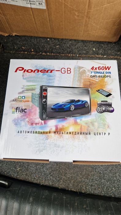 Магнитолла Pioneer 2din с 1д н входом Bluetooth 2 пульта
