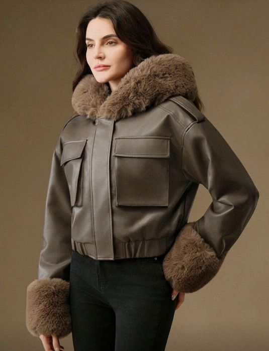 ново дамско зимно яке с пух