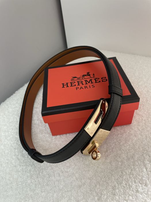 Колан от естествена кожа с кутия *Her*mes*
