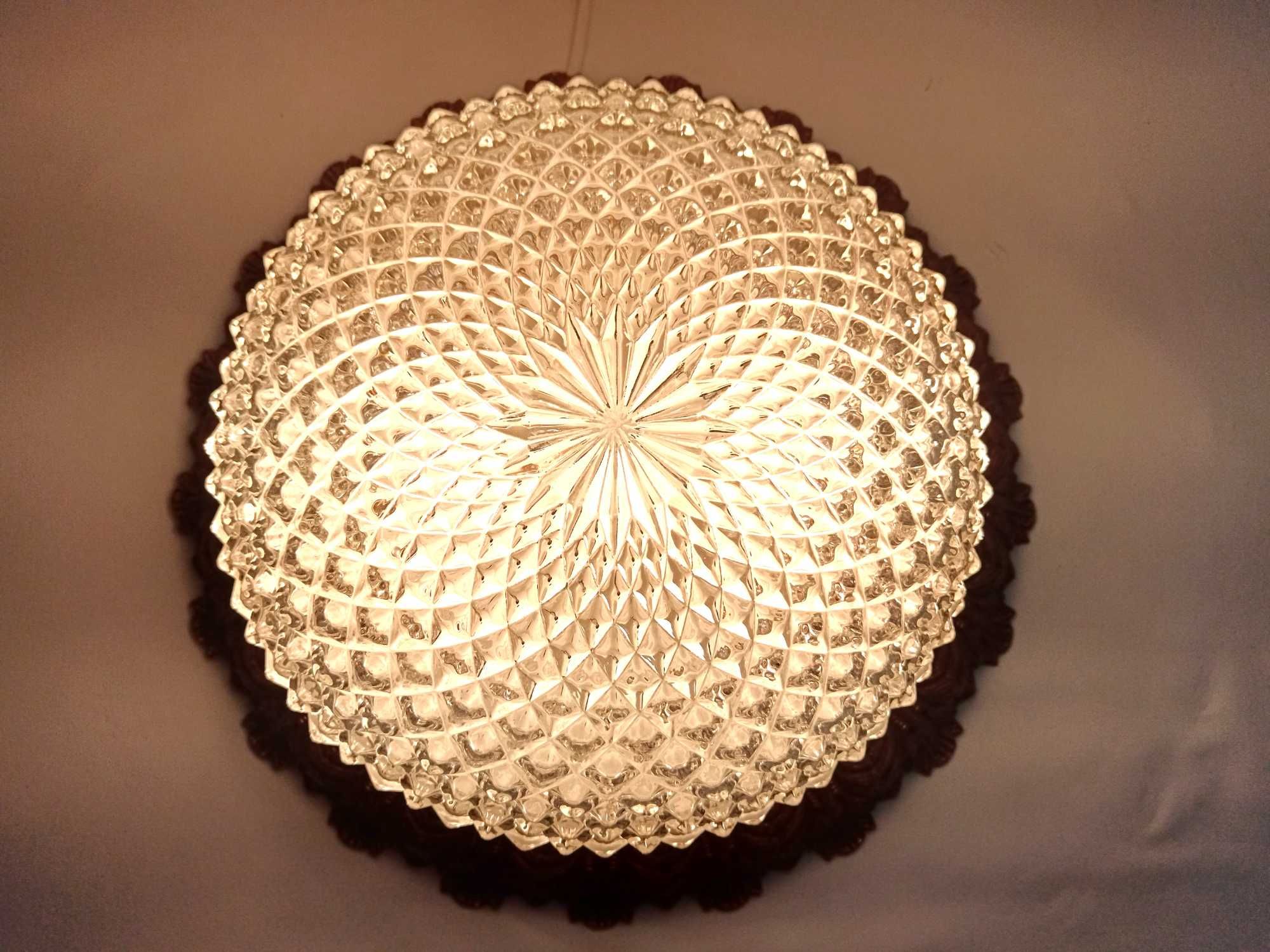 Plafoniera (1 din 2) Art Deco Mid-Century Modern, stil Limburg vintage