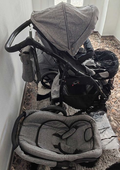 Vand Carucior Boston Gri 3 in 1