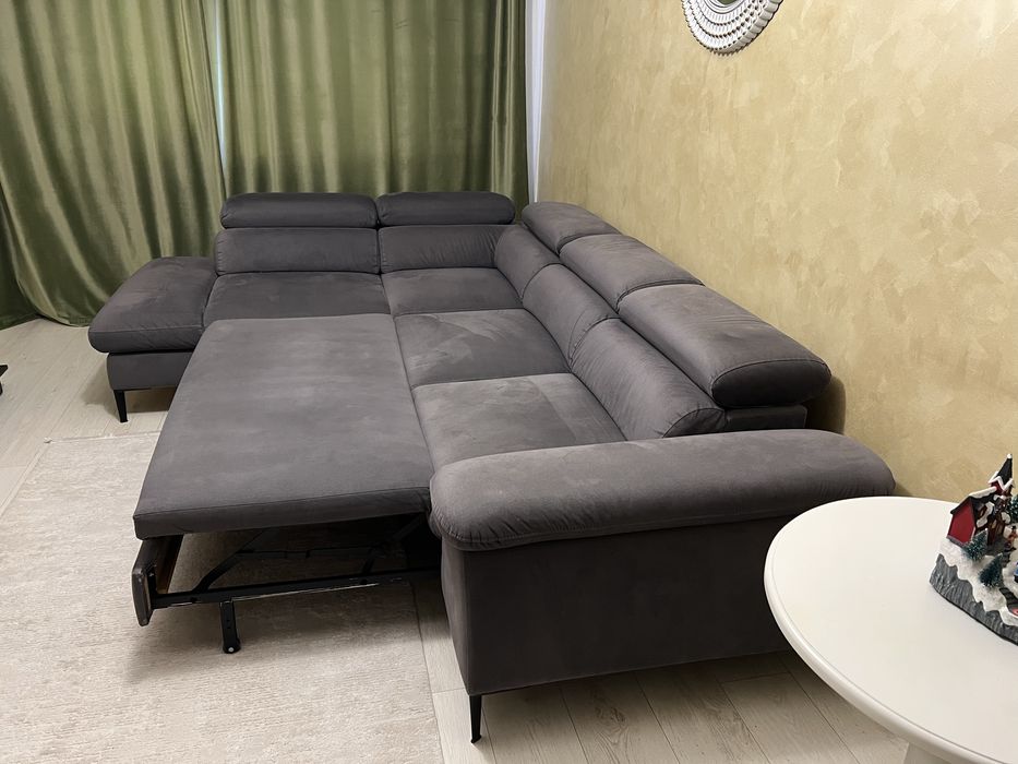 Coltar extensibil catifea 270x210