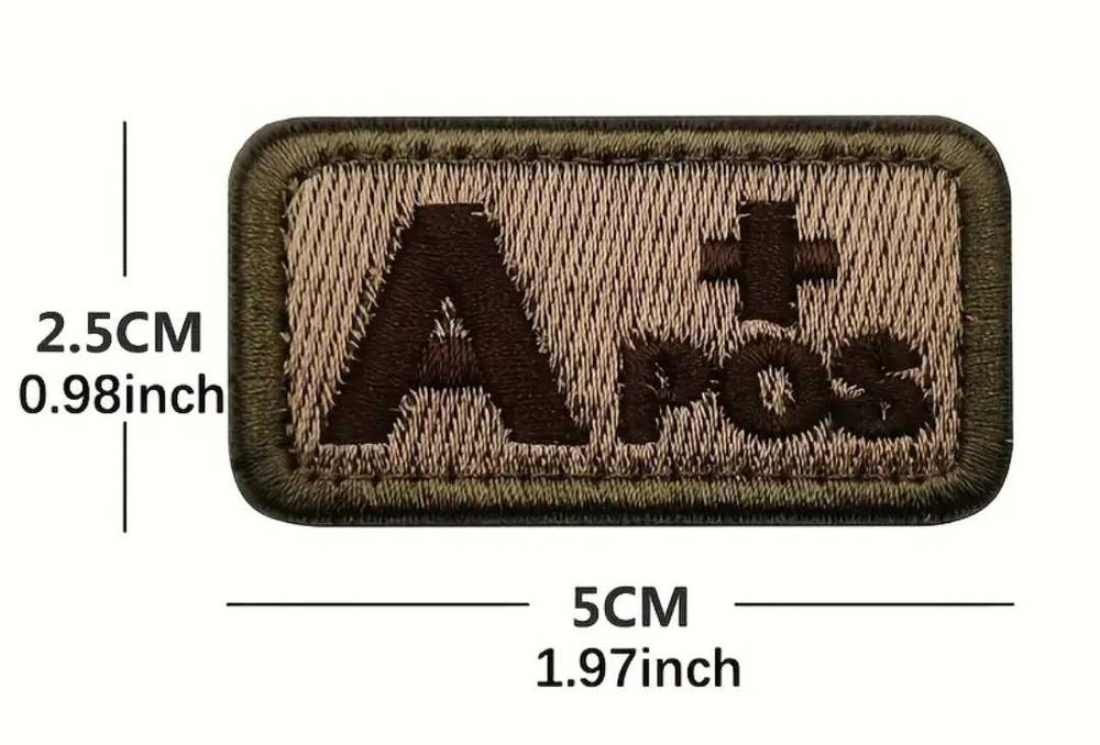 Зелени тактически пачове с кръвна група