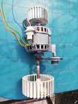 Motor.  uscător.   rufe 3 pini
