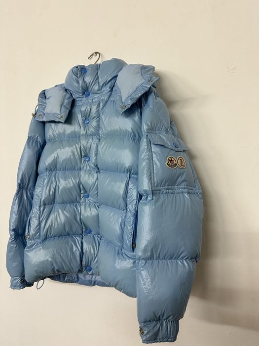 Geaca moncler albastra
