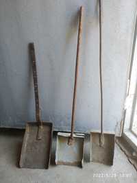 Металлические совочки, лопатки по хозяйству для камина для печки.