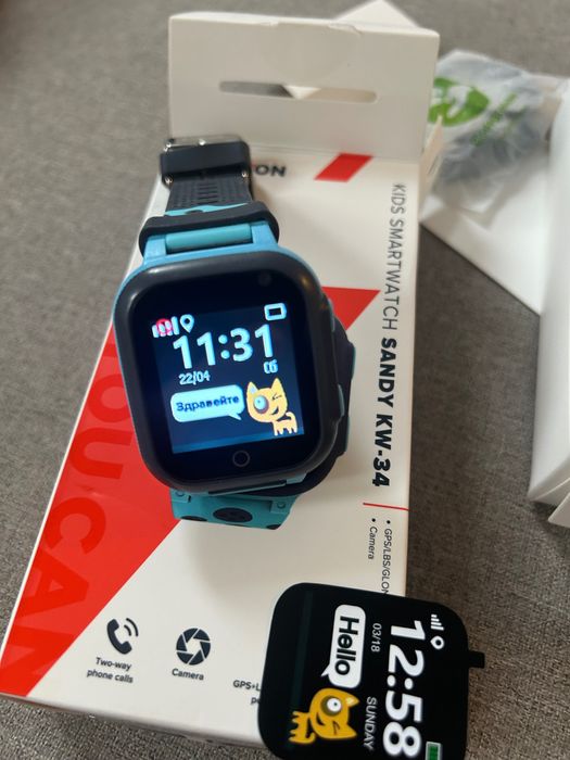 Детски смарт часовник Canyon Sandy KW-34 (SIM/GPS/Camera)