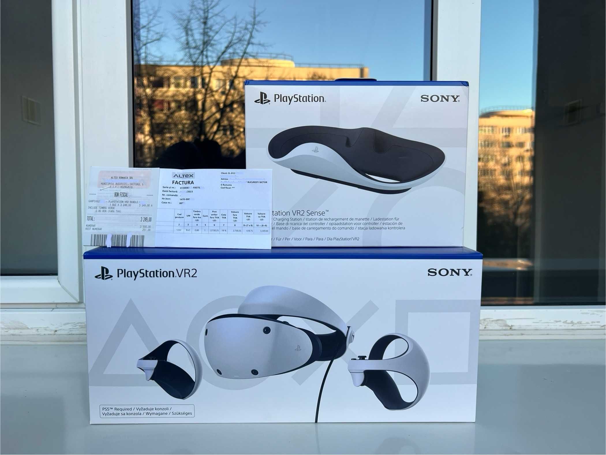 PlayStation PS VR2 + Statie Incarcare Dock Noi Sigilate Garantie Altex