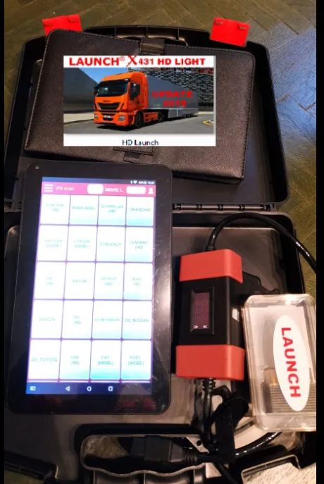 Tester Auto Profesional X431 Multimarca Turisme+Camioane 12/24V, 2026