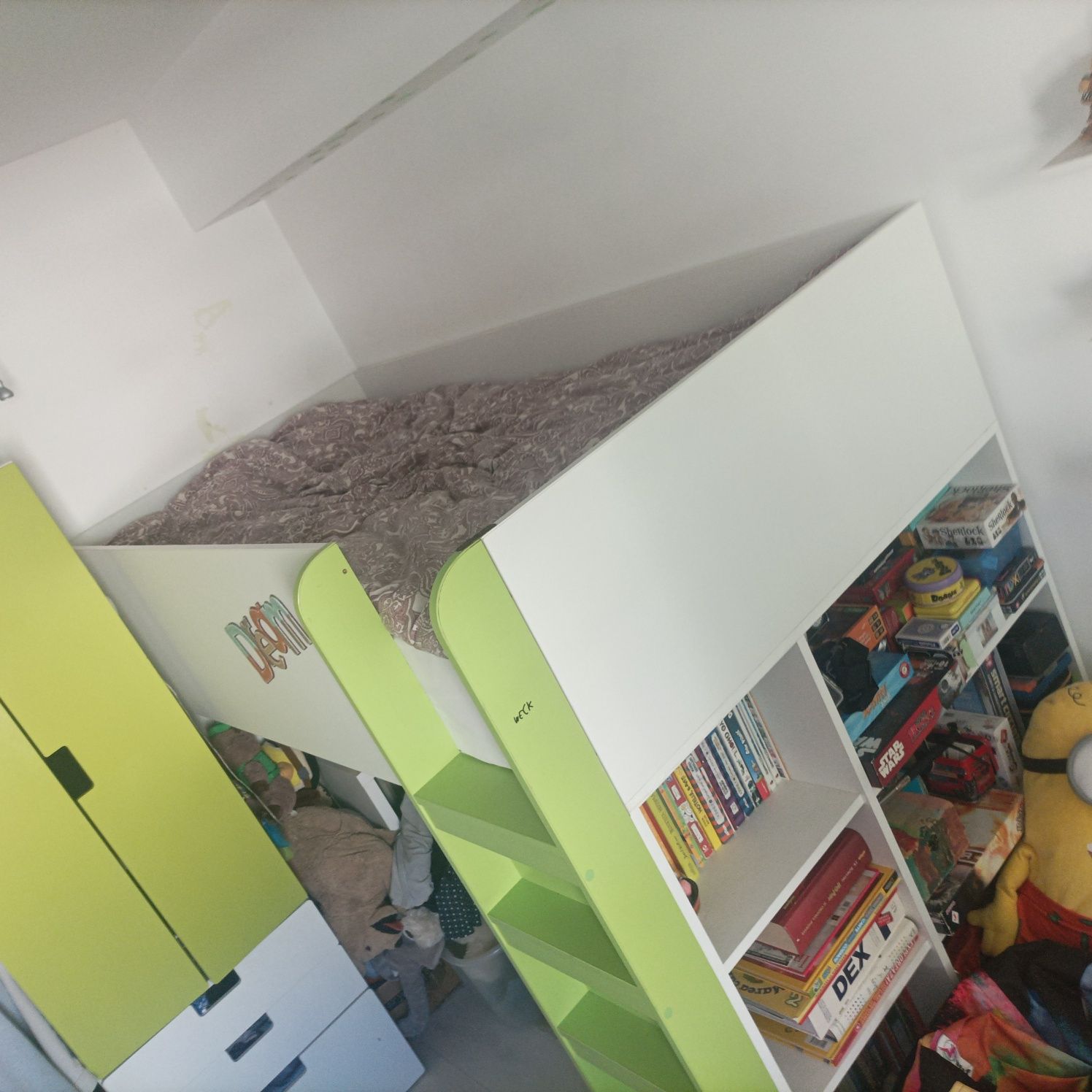 Pat supraetajat, Ideal pentru Cameră de Copii sau Tineret