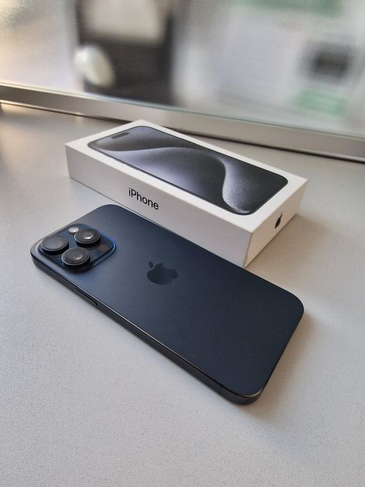 Iphone 15 Pro Max 256GB Titanium Blue.