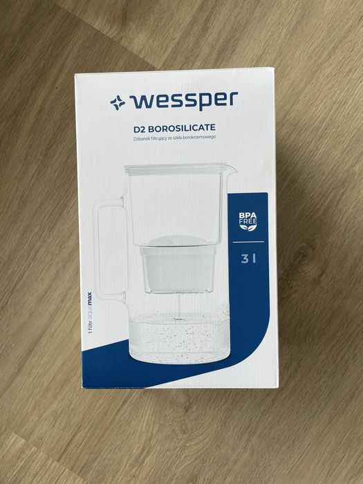 Cana Wessper filtranta/ filtru de apa din sticla borosilicata