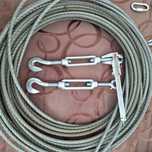 Tiroliana de vanzare 25m ,cu cablu special de 10 mm rezistent la 9t.