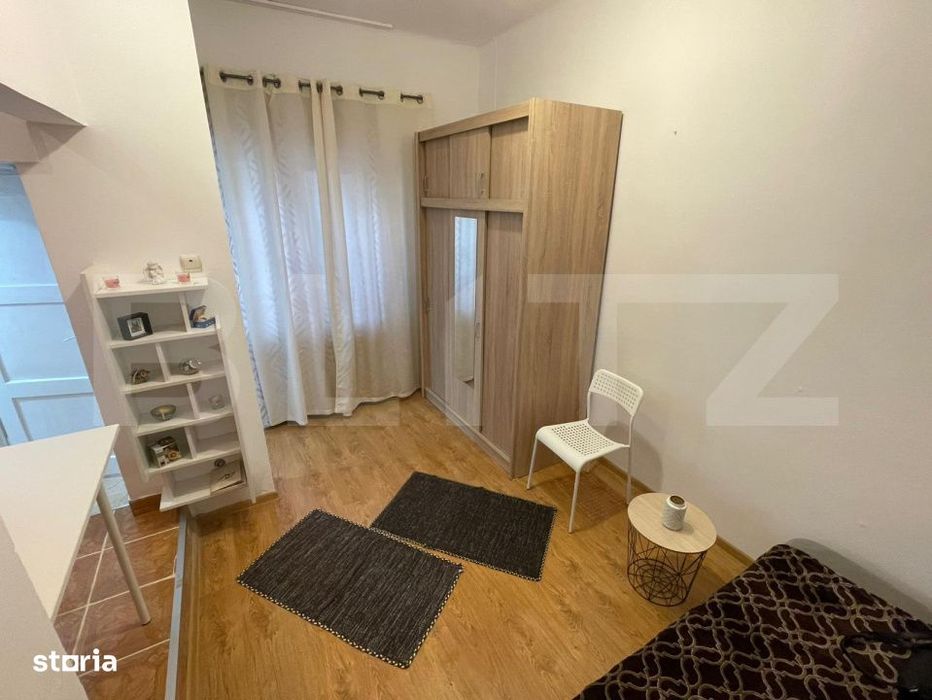 Garsoniera de vanzare, 20 mp + beci 7 mp, mobilata, Centrului Vechi