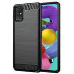 Husa premium carbon piele SAMSUNG Galaxy A51 A71 modele diferite
