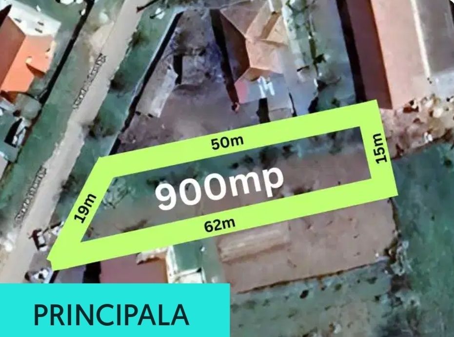 Teren intravilan 900m2 constructie casa/afacere