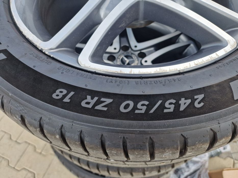 Гуми с Джанти за Mercedes S class W222 245/50 ZR 18 Michelin 2024 dot
