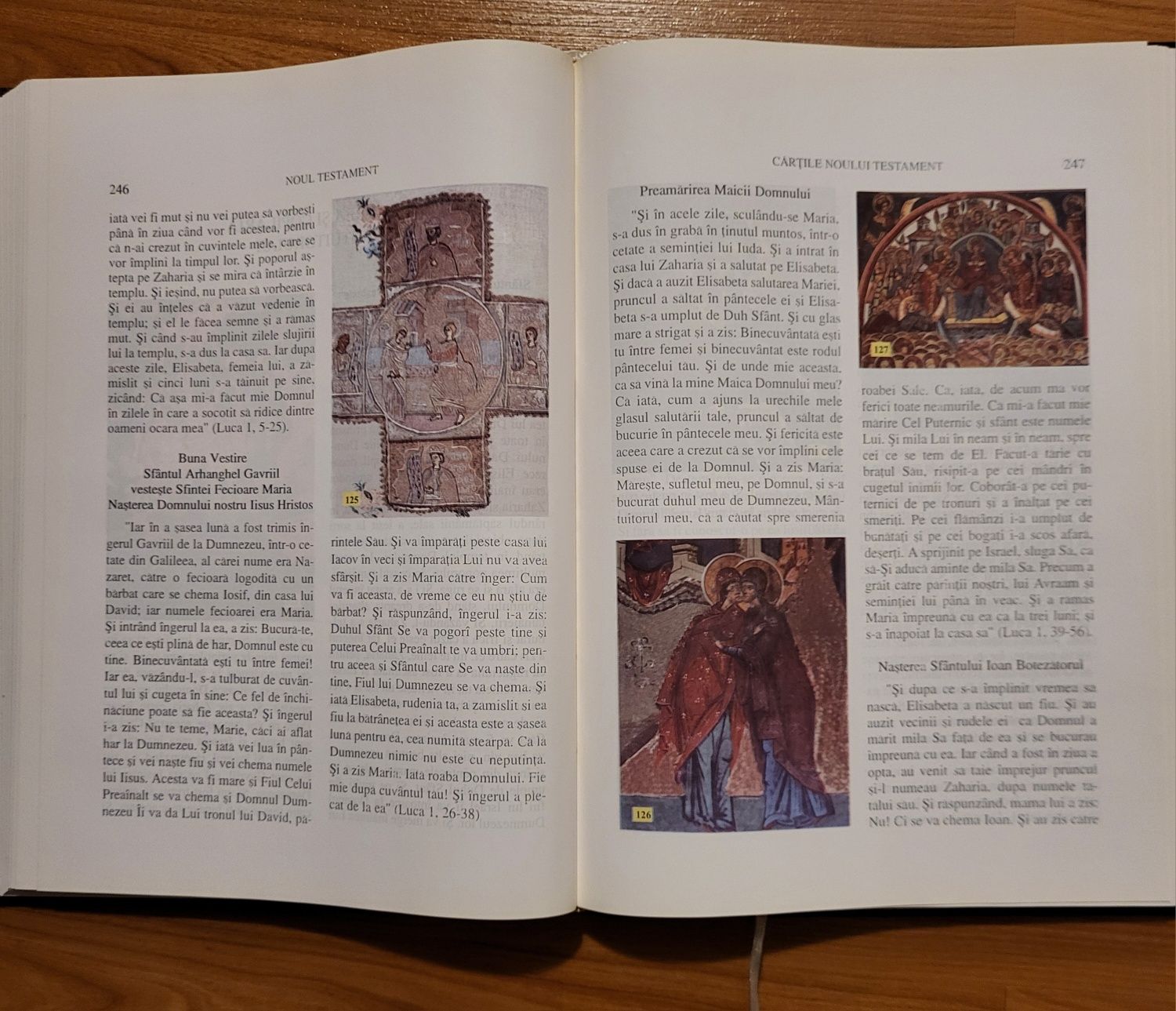 Biblia cu ilustratii (2002), Texte scripturistice de Pr. Sabin Verzan