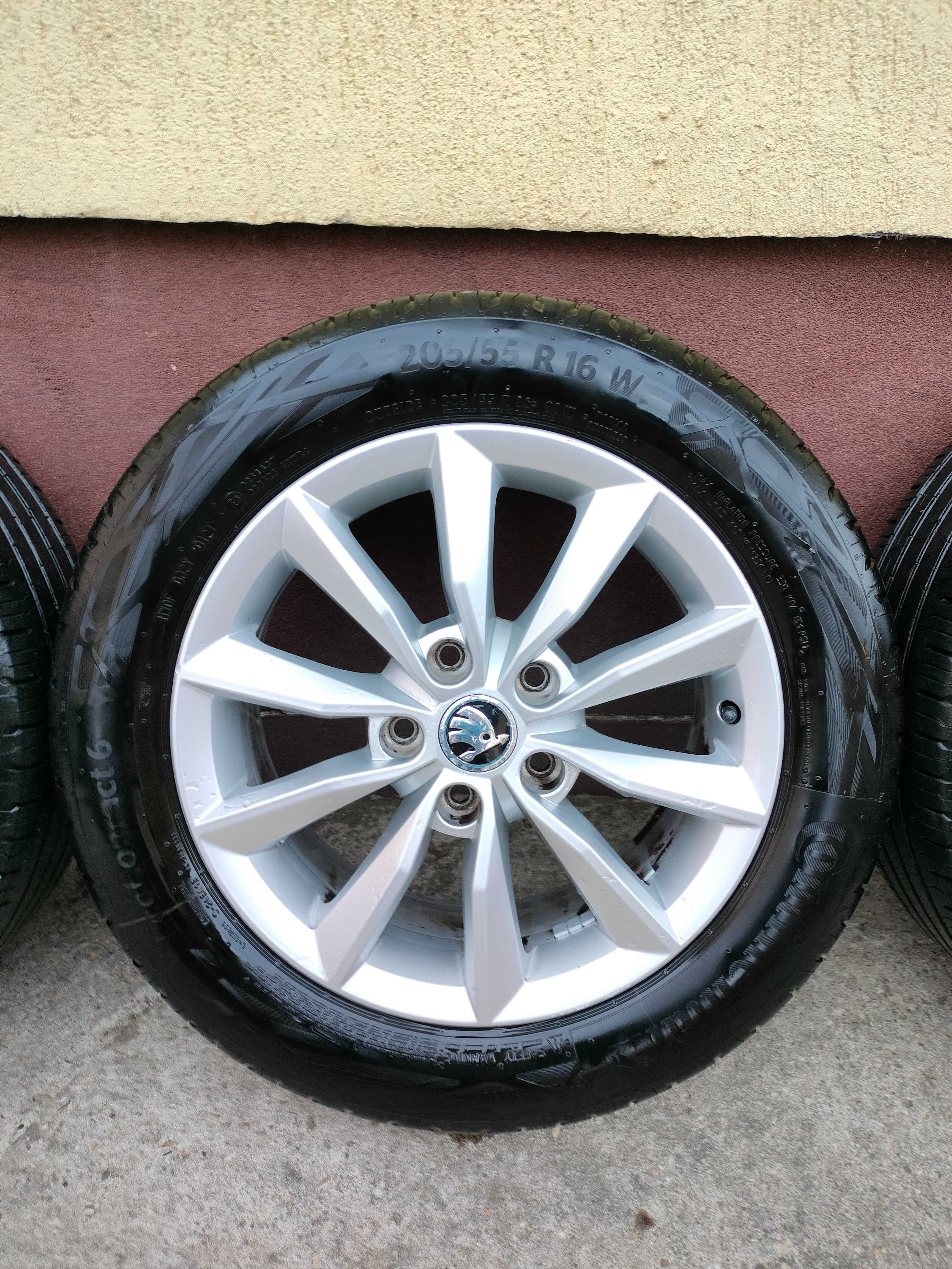 Jante aliaj 205/55/16 de vara 5x112 pt Skoda Octavia, VW Golf 5/6/7