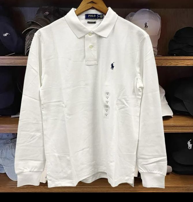 Поло с длинным рукавом ralph lauren