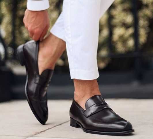 Pantofi loafer 44 44.5 penny Tommy Hilfiger NOI piele naturala