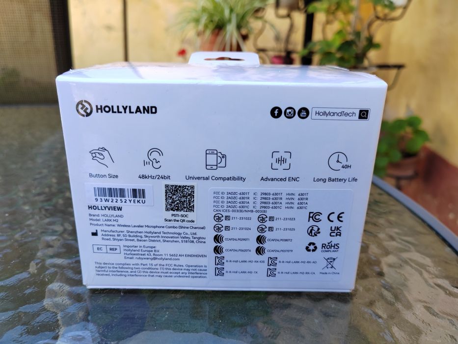 Hollyland lark m2 combo duo NOU SIGILAT