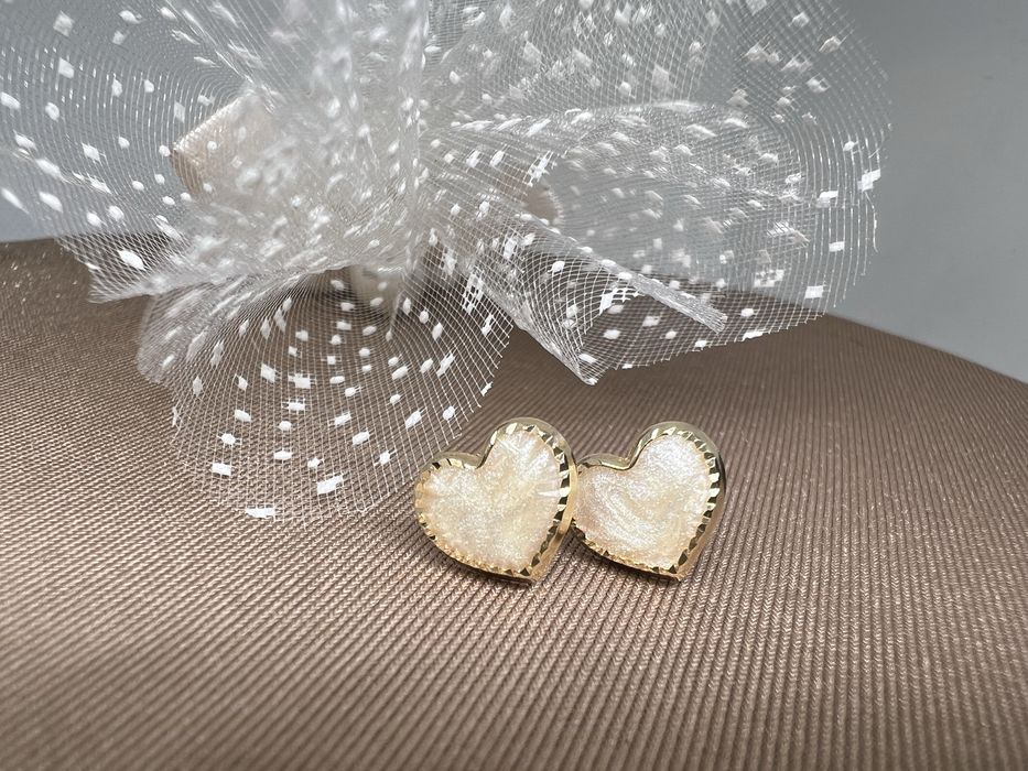 Златни обеци 14 к. жълто злато