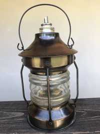 Sticla germana in forma de lampas marinaresc,cu mecanism muzical