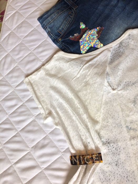 Pantaloni scurți Lot fetițe 6 piese  mărime 140-146 cm