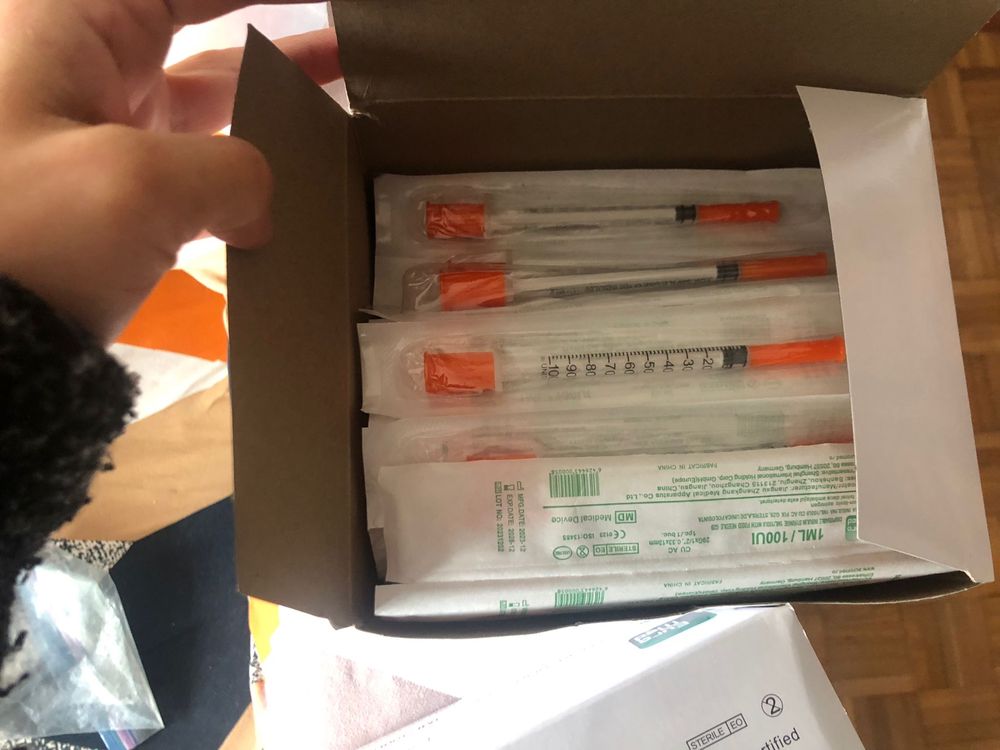 Seringa insulina/ seringa 1ml