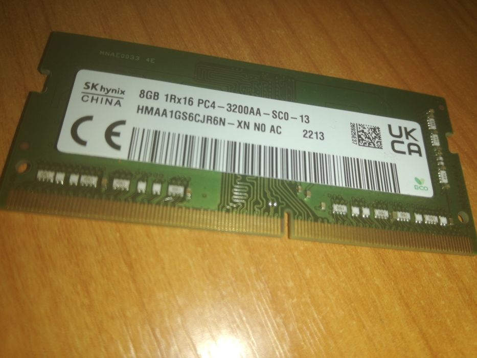 Memorie latop So dimm 8gb ddr4 hynix 3200mhz