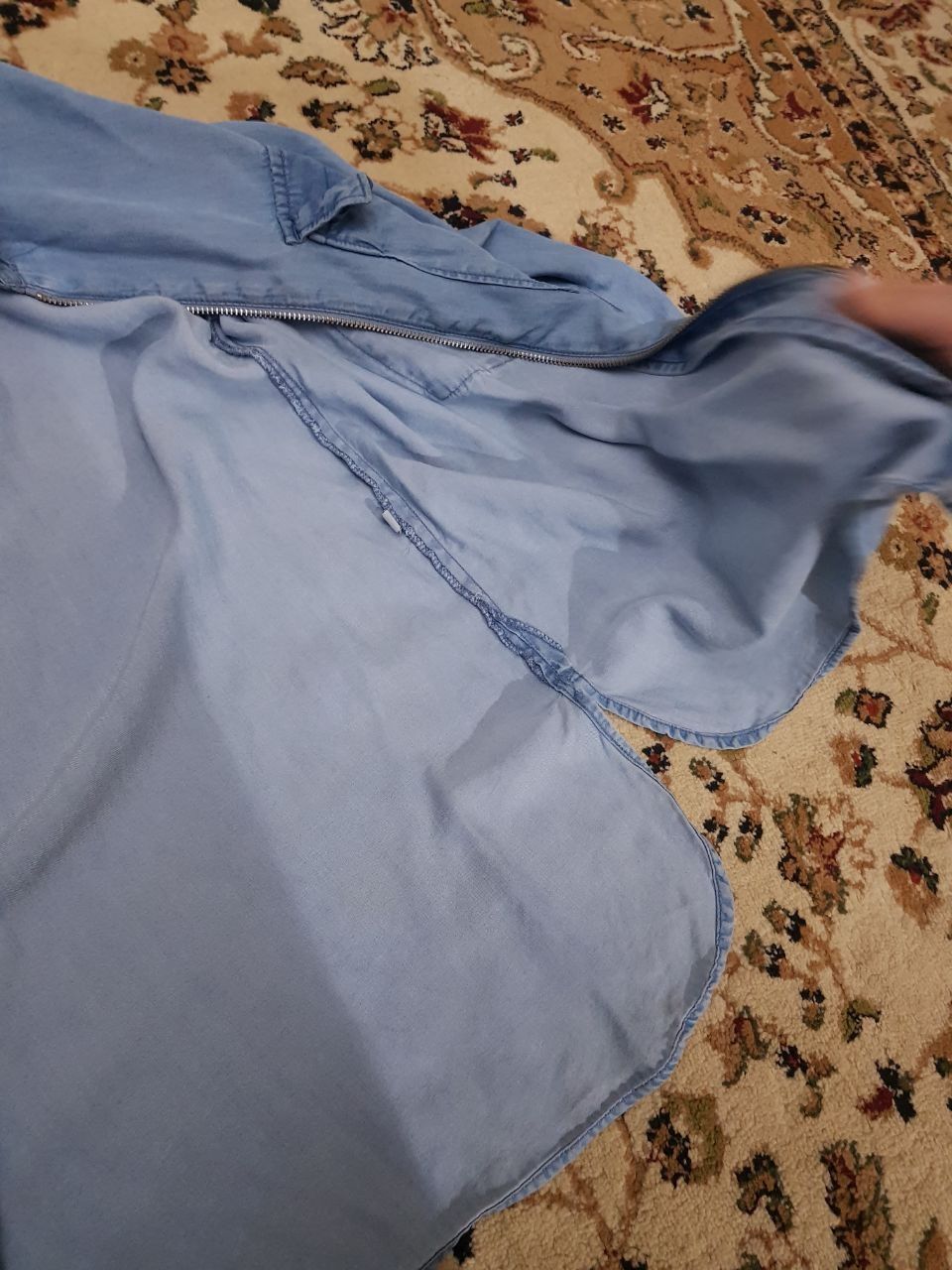 Продам джинсовую рубашку River Island.