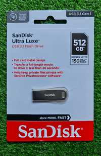 USB Flash памет SanDisk Ultra Luxe, 512 GB, USB 3.1