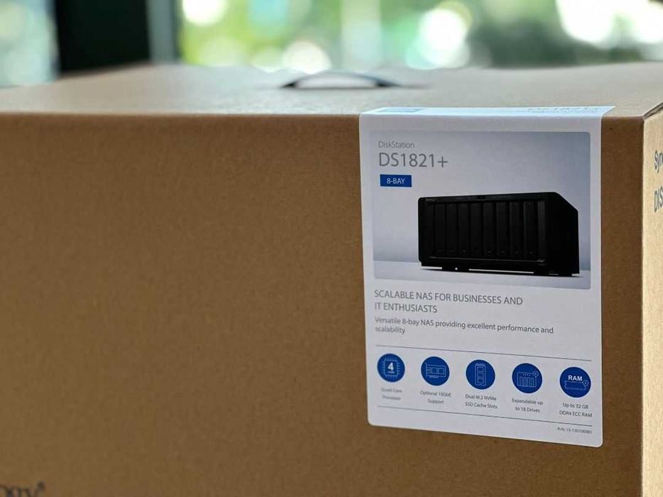 NAS Synology DS1821+. Nou. Sigilat. Factura. Garantie.