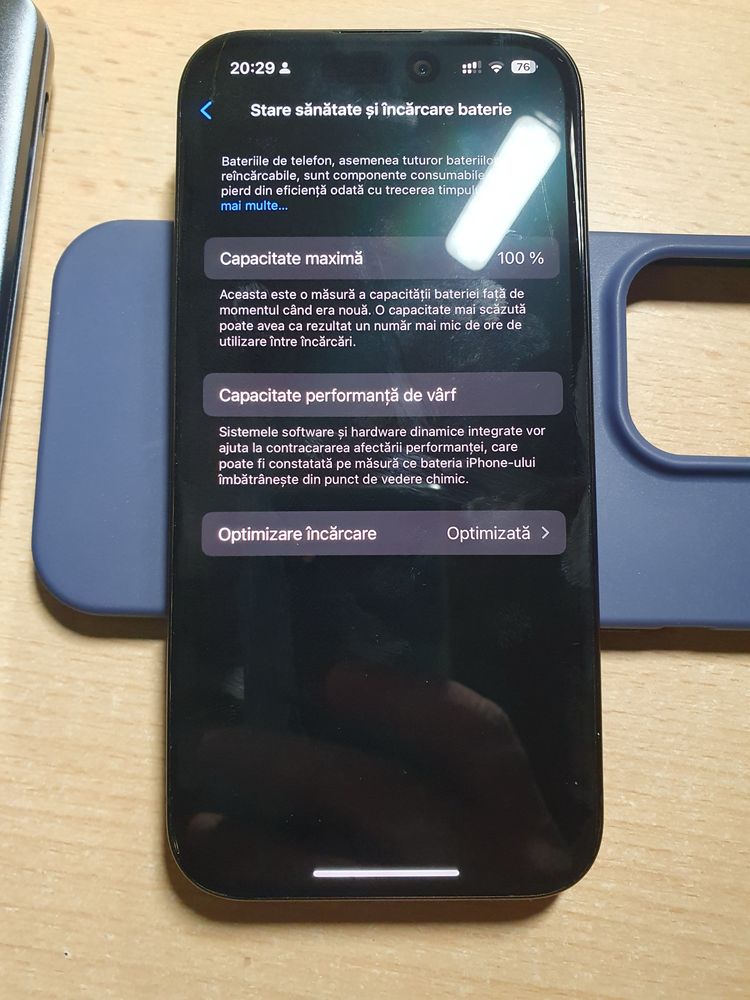 Iphone 15 pro blue titanium pret FIX