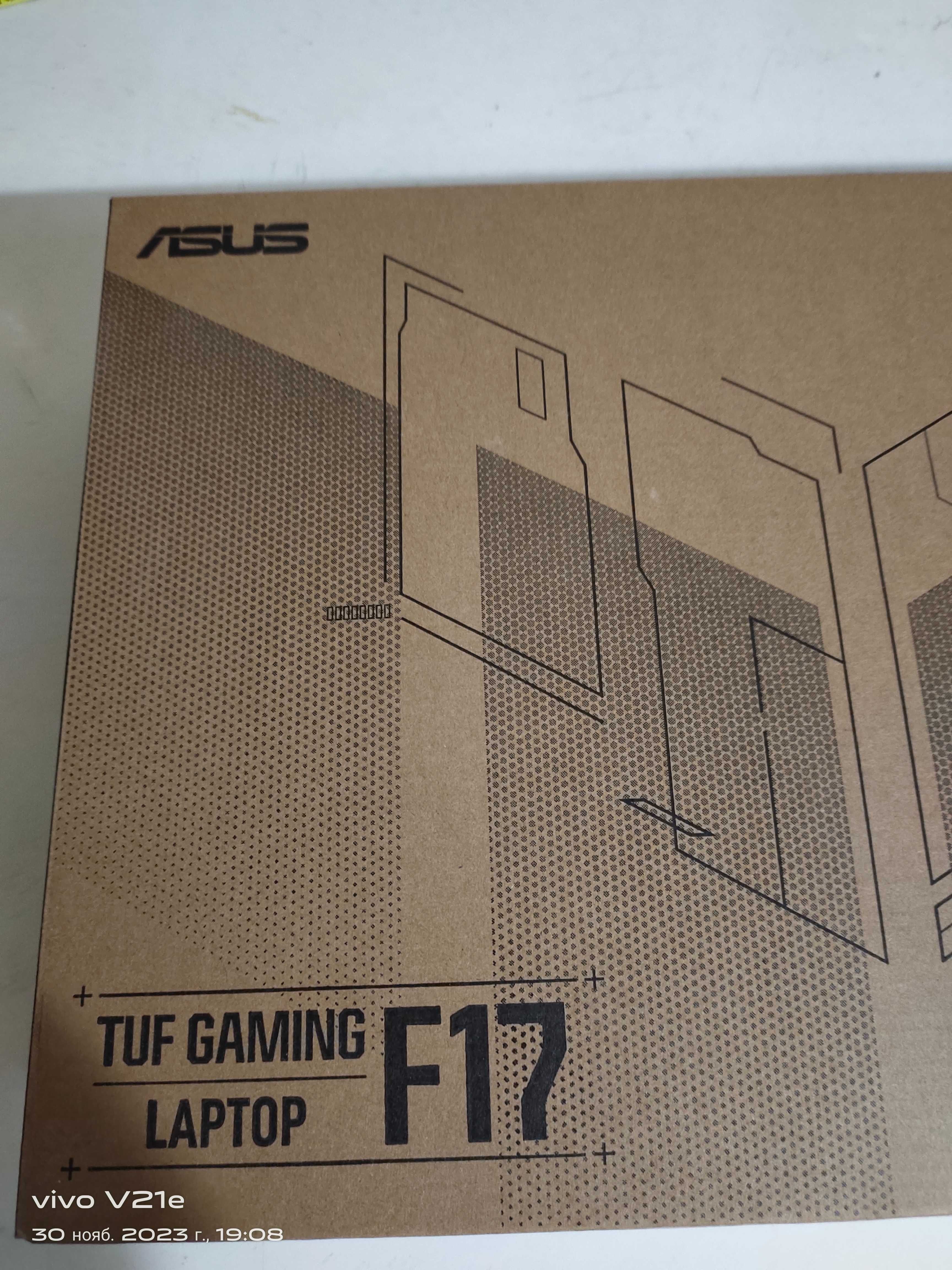 Продам игровой ноутбук Asus TUF Gaming 17.