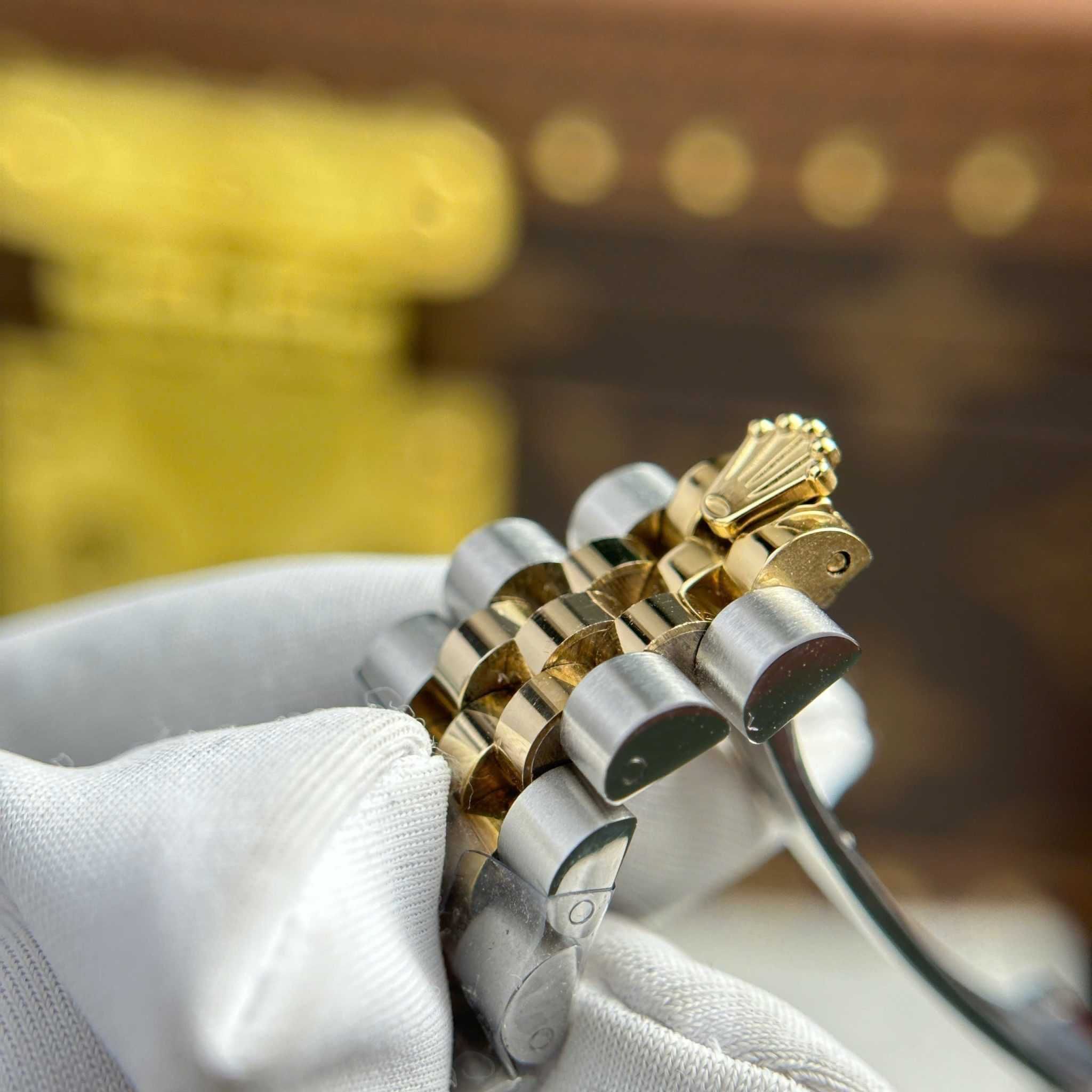 rolex datejust 36mm двуцветен 3235