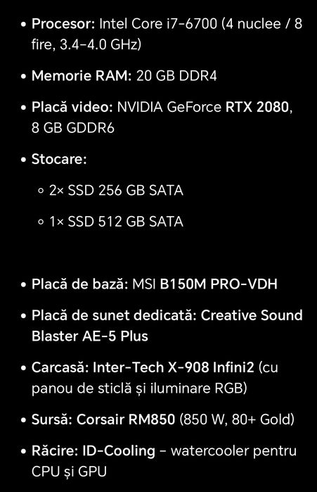 Pc gaming i7 rtx 2080